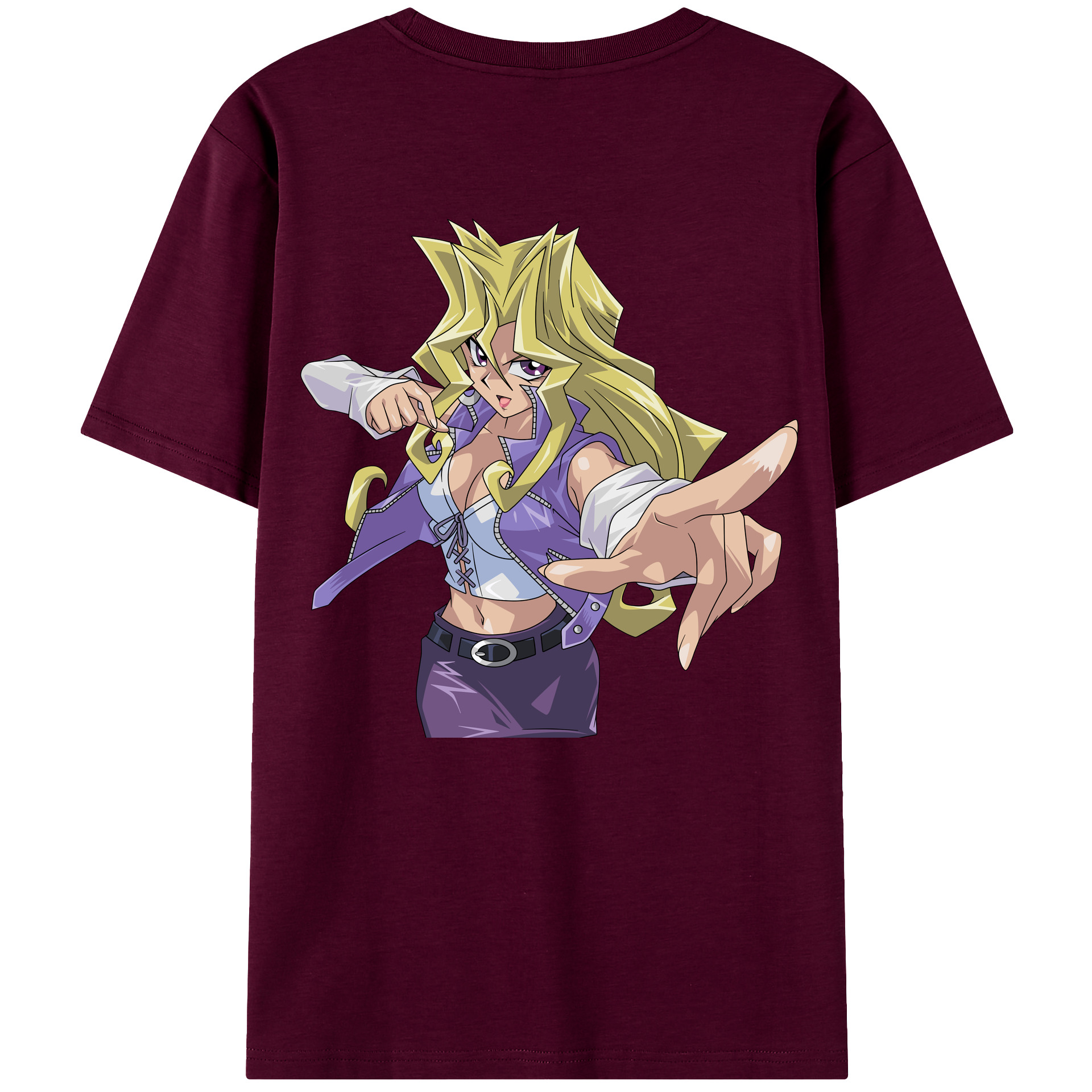 （画像用） 遊☆戯☆王 Yu-Gi-Oh! レディース半袖Tシャツ(バックプリント)